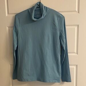 Talbots NWT Light Blue Long Sleeve Turtleneck